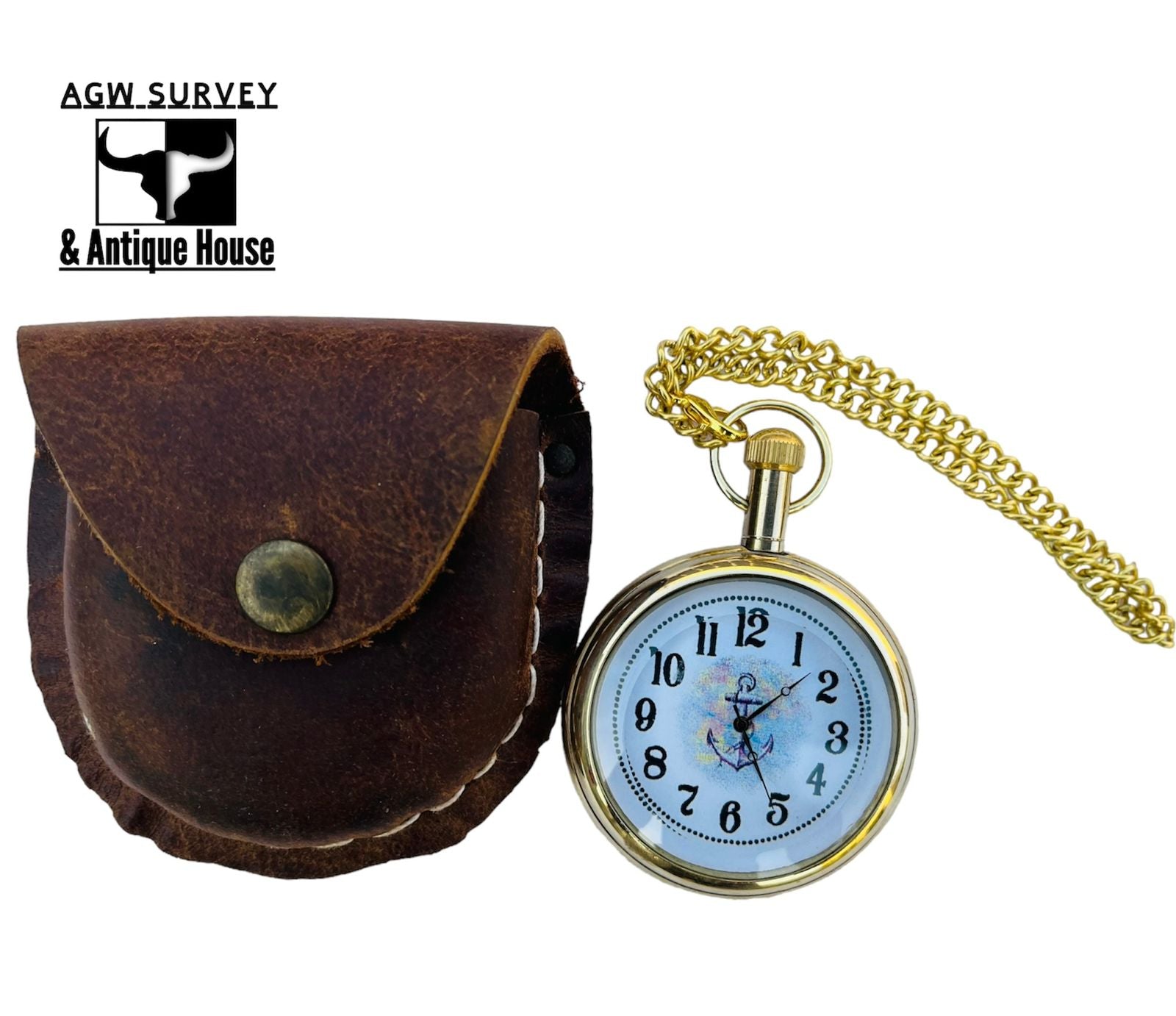 Customizable Antique Pocket Watch – Vintage Mechanical Timepiece for Men & Women with Personalized Engraving