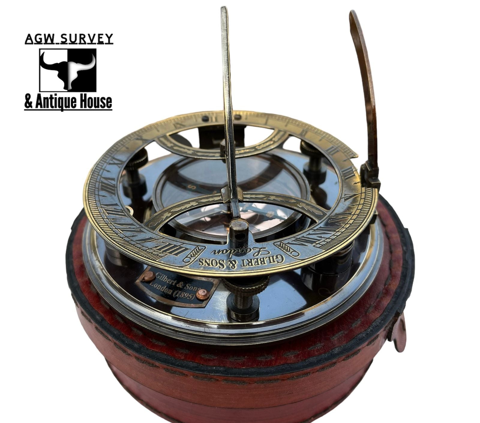 Customizable High-Precision Brass Compass – Durable Navigation Tool for Hiking, Camping & Outdoor Adventures