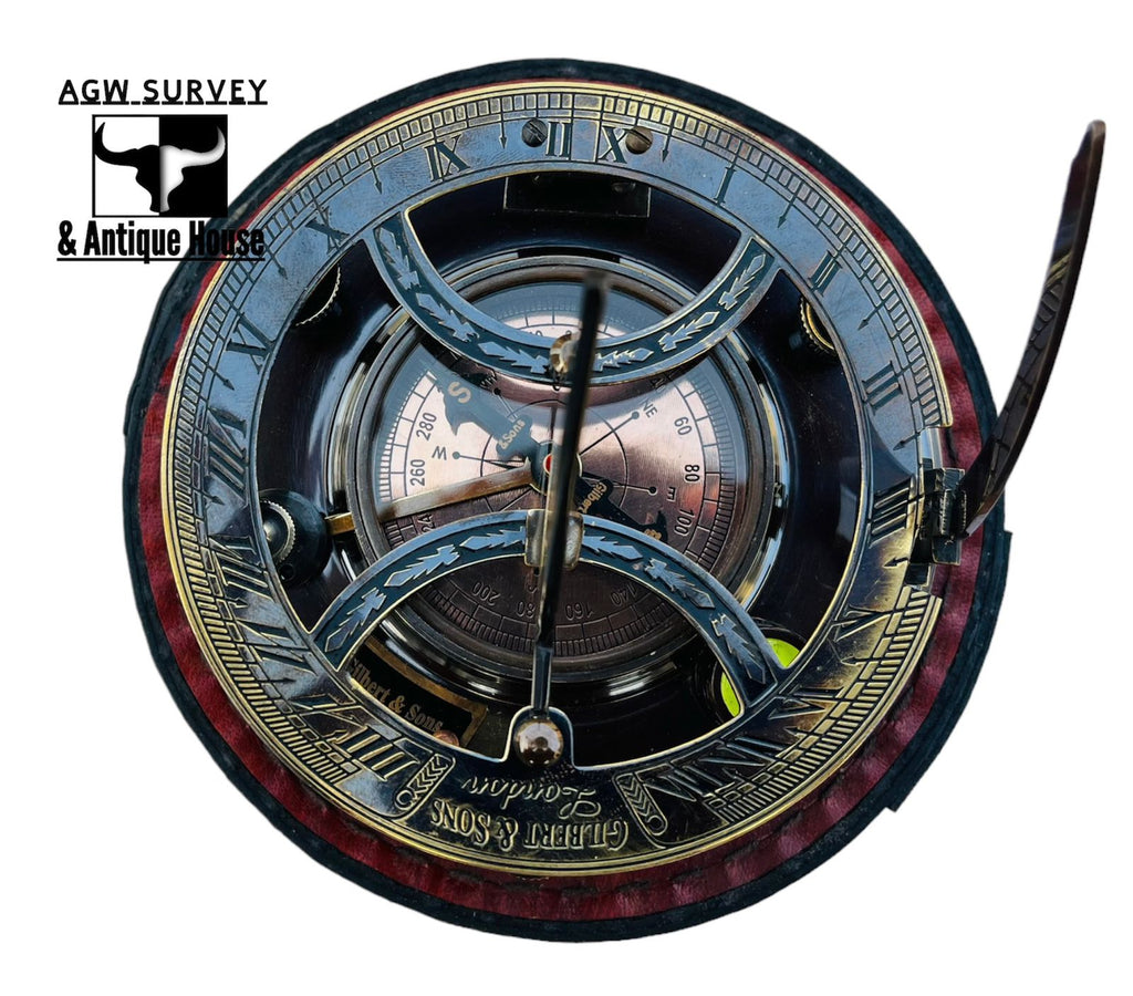 Customizable High-Precision Brass Compass – Durable Navigation Tool for Hiking, Camping & Outdoor Adventures