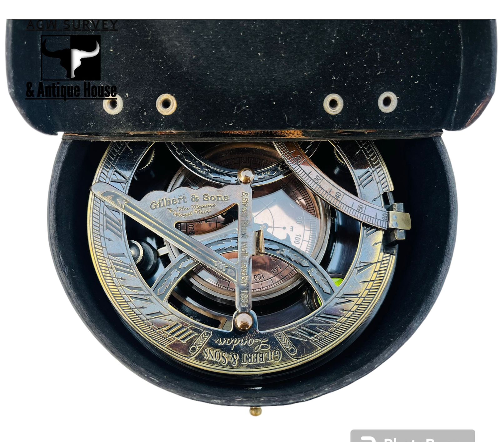 Customizable High-Precision Brass Compass – Durable Navigation Tool for Hiking, Camping & Outdoor Adventures