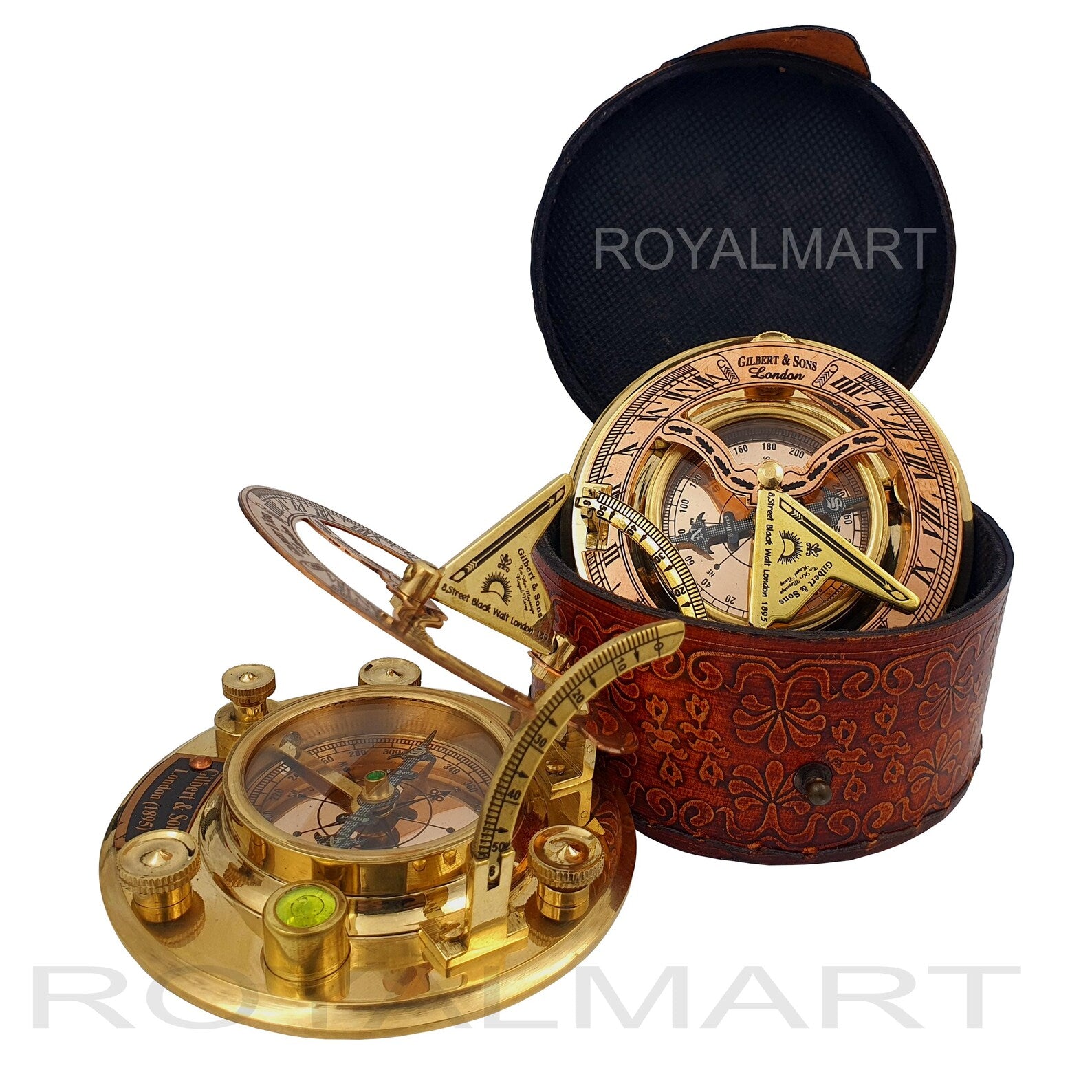 Personalized / Customized Sundial Compass, Engraved Working Compass, Christmas Gifts, Anniversary Gift, Compass For Husband, Valentines Day Gift, Couples