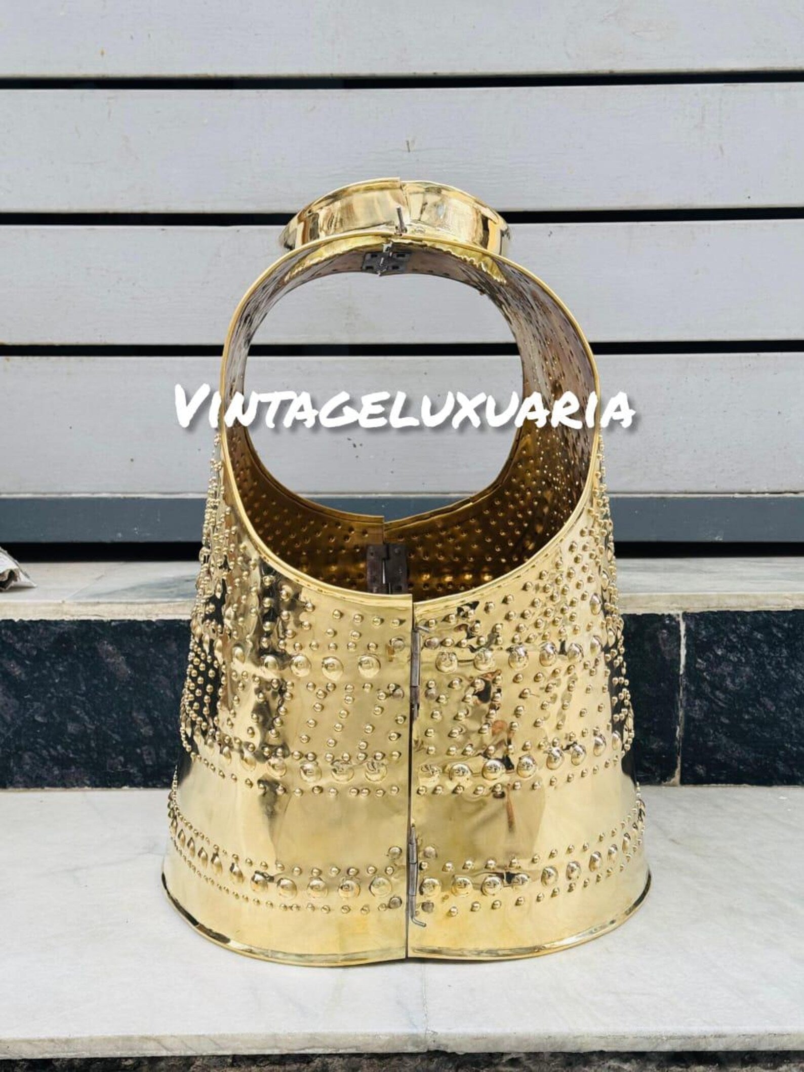 Medieval Roman Celtic Embossed Cuirass Knight 18gauge Brass Wearable Breastplate Jacket Brass Wearable Costume Christmas | Halloween Gift