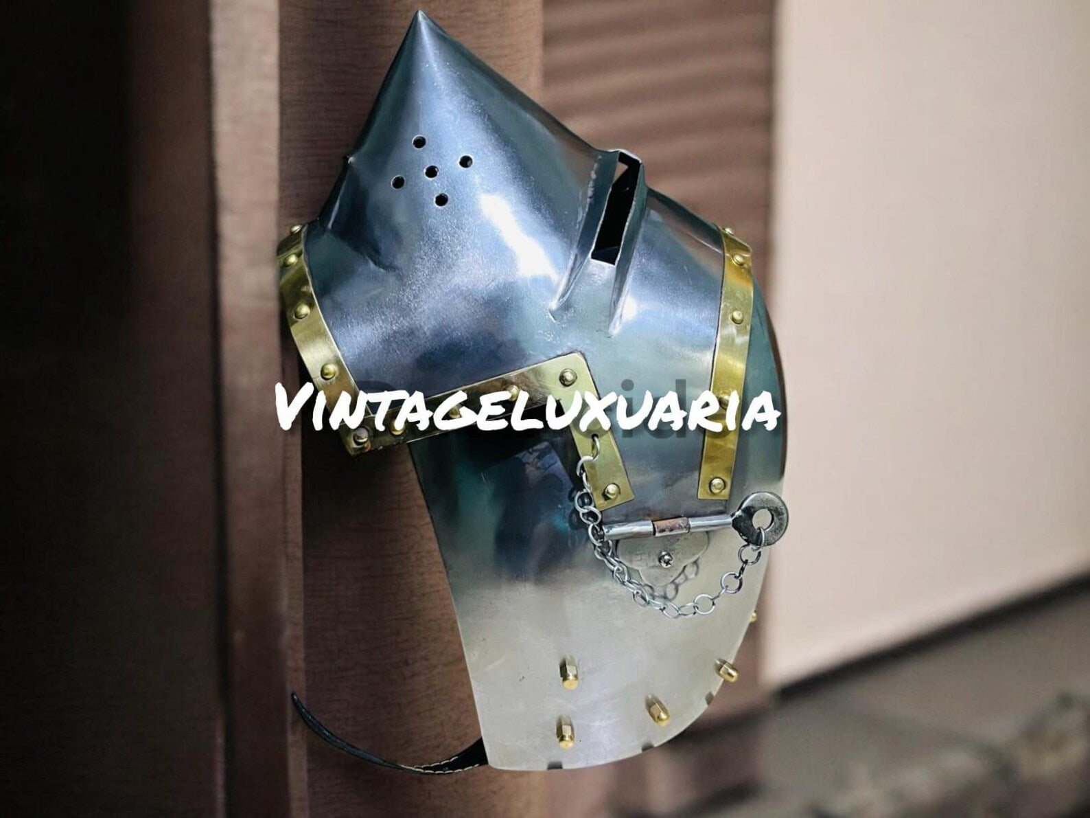 Medieval Hound Skull Helmet | Pig Face Bascinet Knight Helmet | Gothic Armor Reenactment Cosplay | LARP SCA Helmet