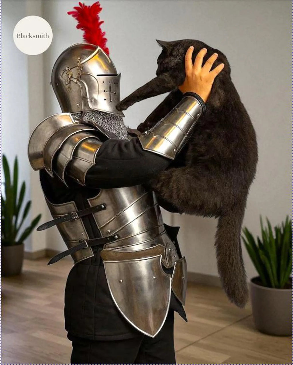 Handmade 18 Gauge Steel Full Body Armor | Medieval Knight Cosplay Set