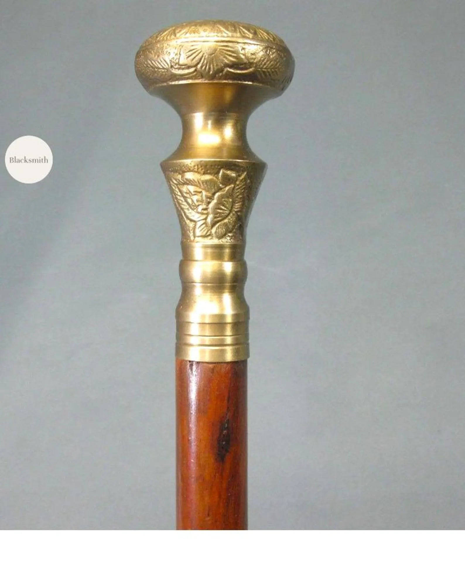 Handmade New Solid Antique Solid Brass Handle Wooden Walking Stick Designer Cane