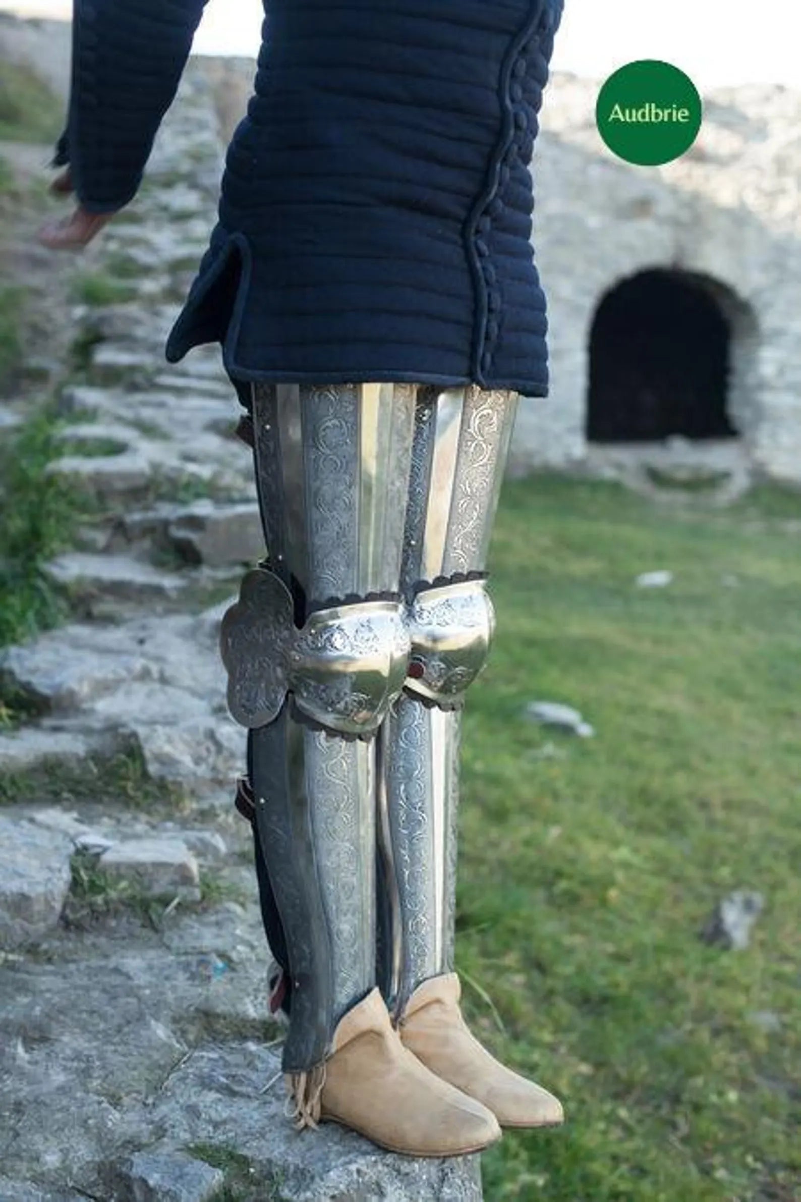 Etched Steel Knight Armor Set | LARP Cosplay Costume