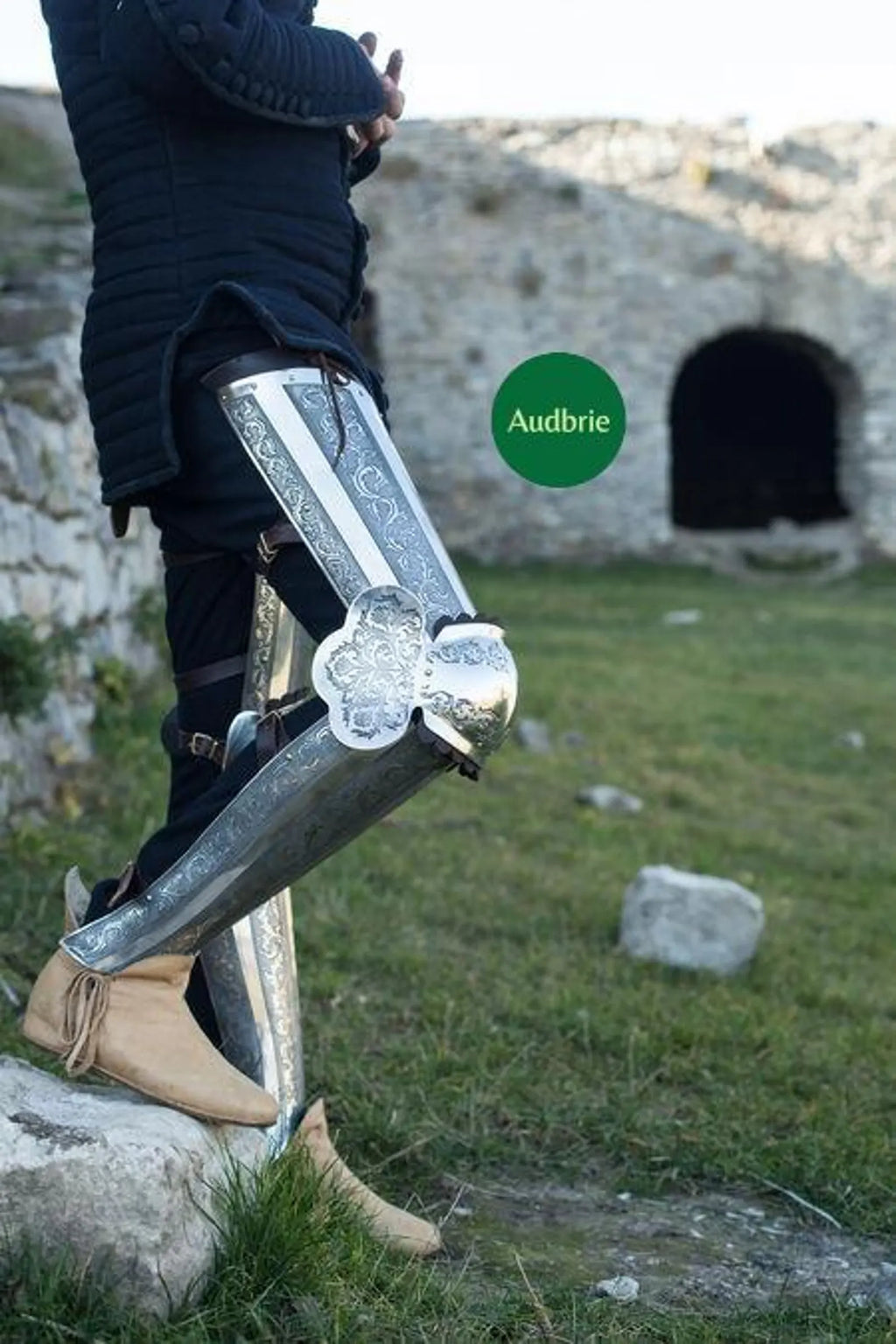 Etched Steel Knight Armor Set | LARP Cosplay Costume