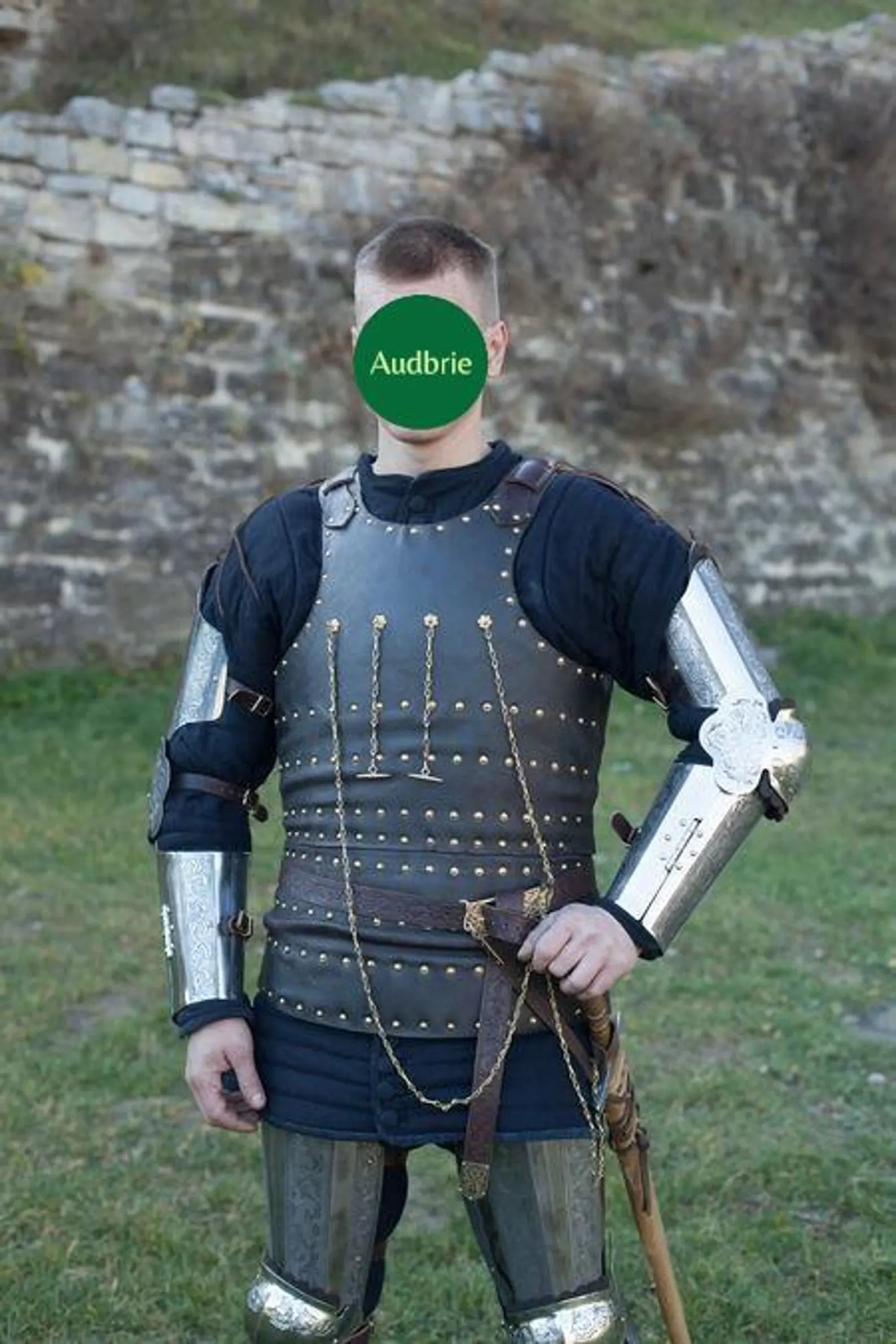 Etched Steel Knight Armor Set | LARP Cosplay Costume