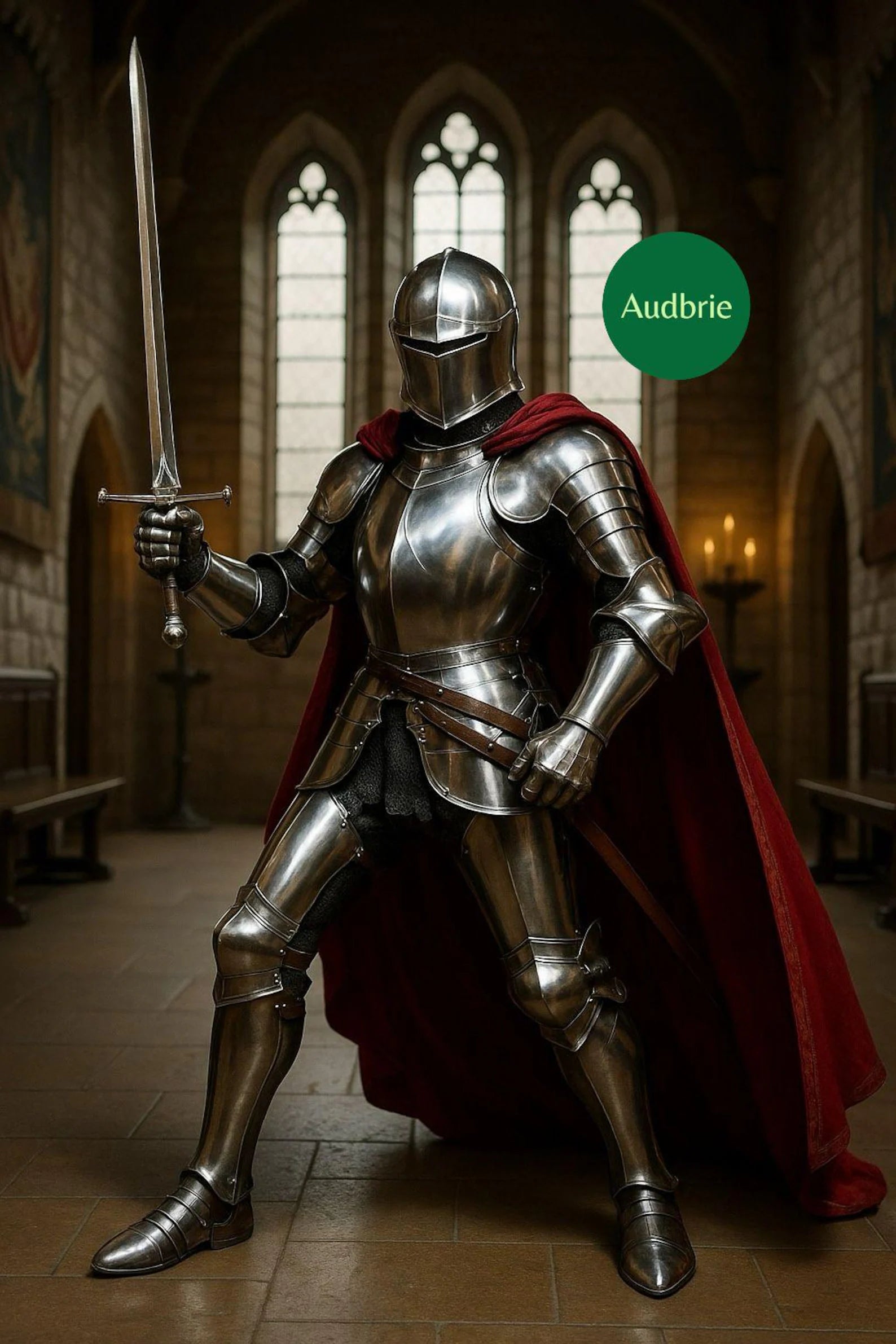 Handmade Medieval Knight Full Steel Armor Suit - Cosplay Costume