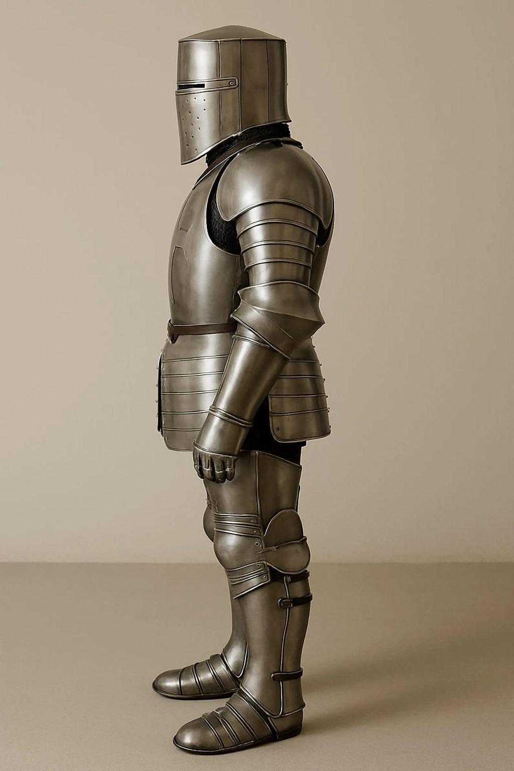 Templar Knight Full Suit of Armor | Crusader Armor Set | Wearable Steel Medieval Plate Armor | LARP, Cosplay, Display, Reenactment