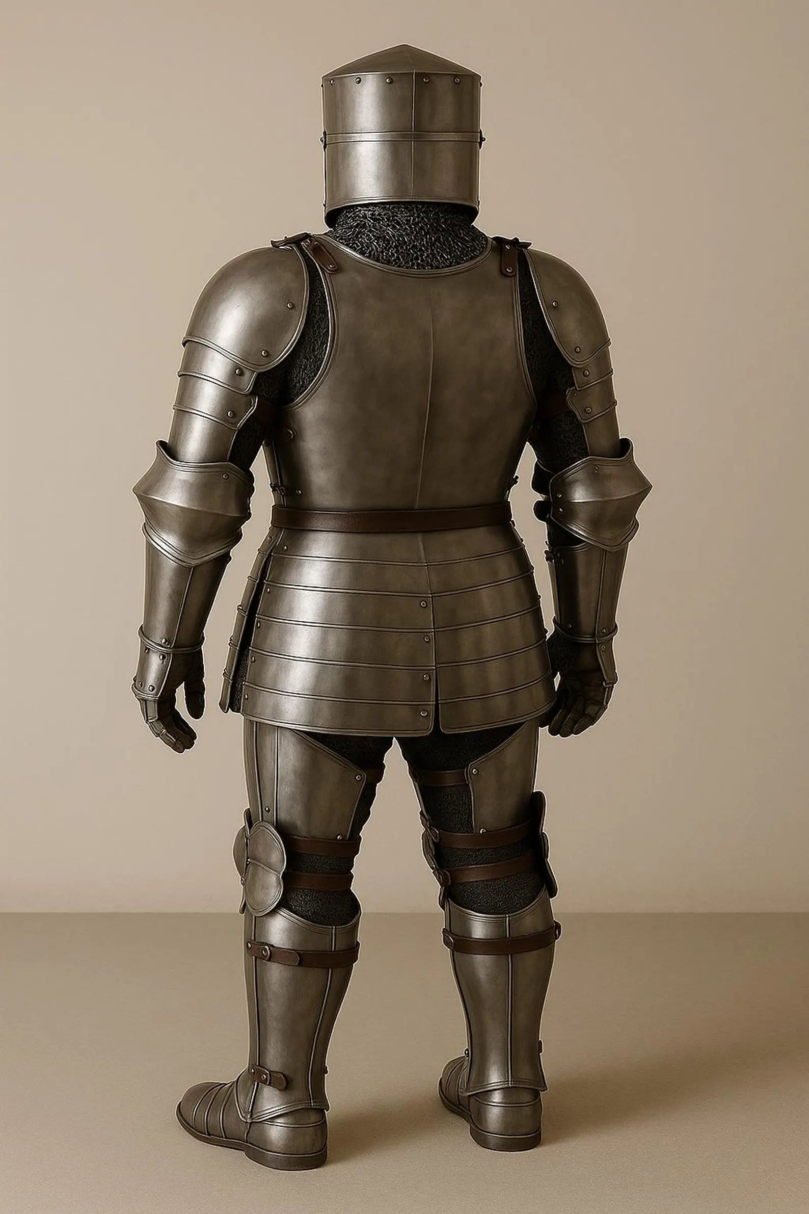 Templar Knight Full Suit of Armor | Crusader Armor Set | Wearable Steel Medieval Plate Armor | LARP, Cosplay, Display, Reenactment