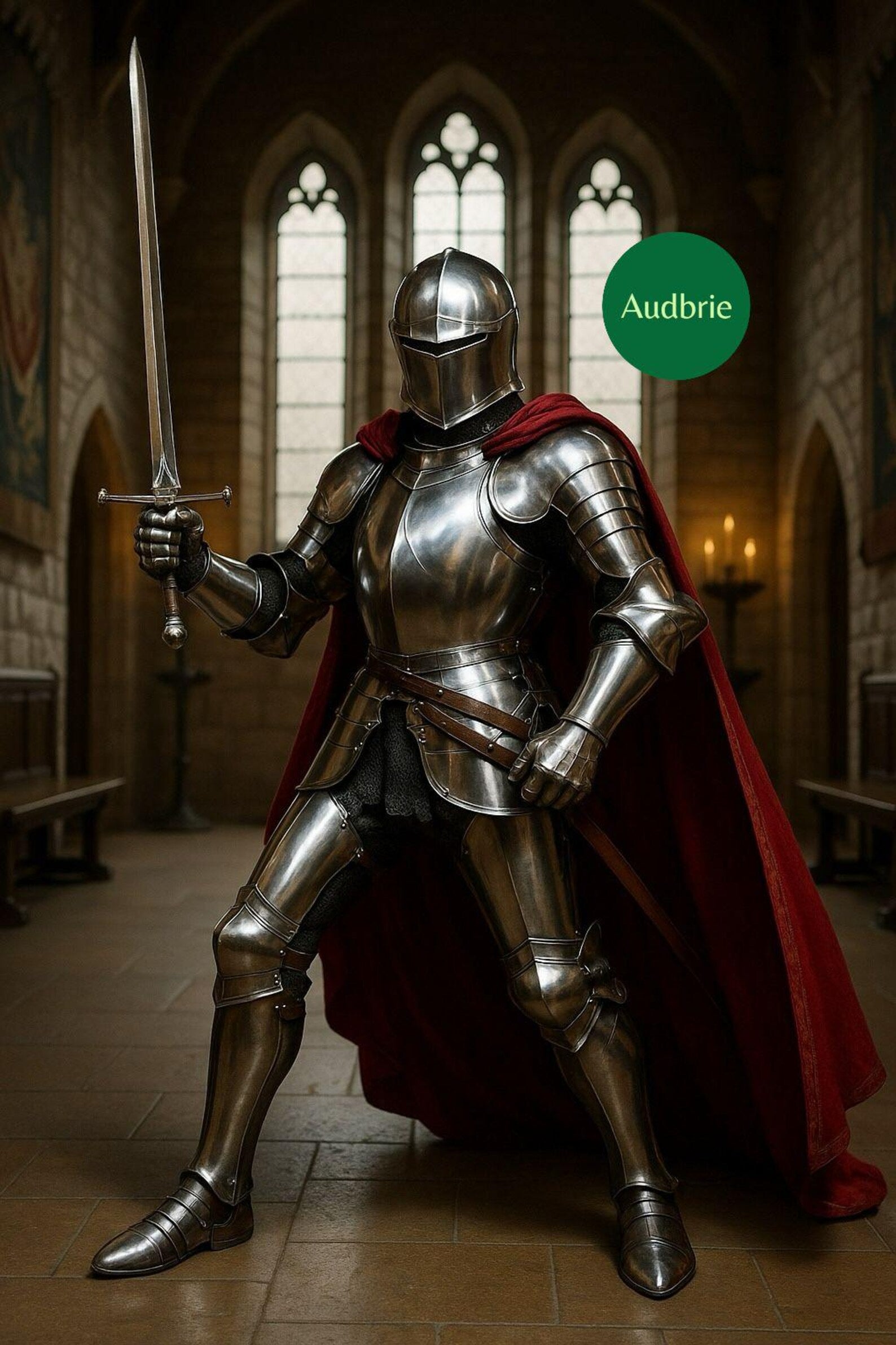 Handmade Medieval Knight Full Steel Armor Suit - Cosplay Costume