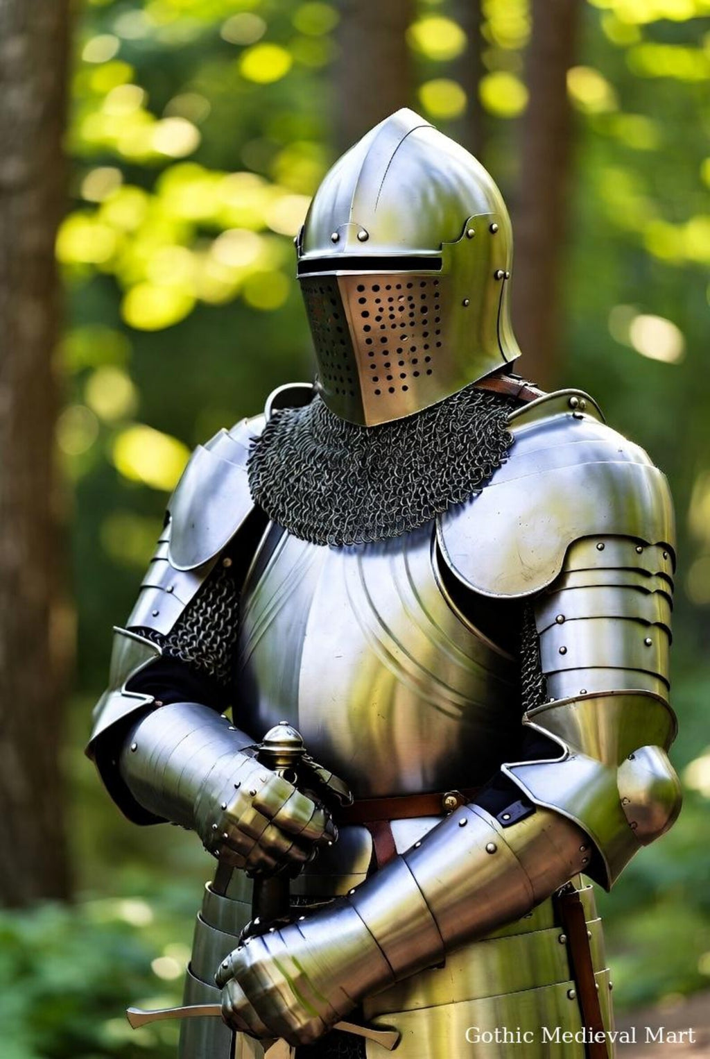 Gothic Knight Full Suit of Armor | Wearable Steel LARP Cosplay