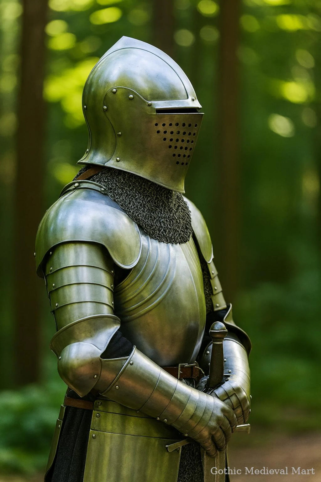 Gothic Knight Full Suit of Armor | Wearable Steel LARP Cosplay