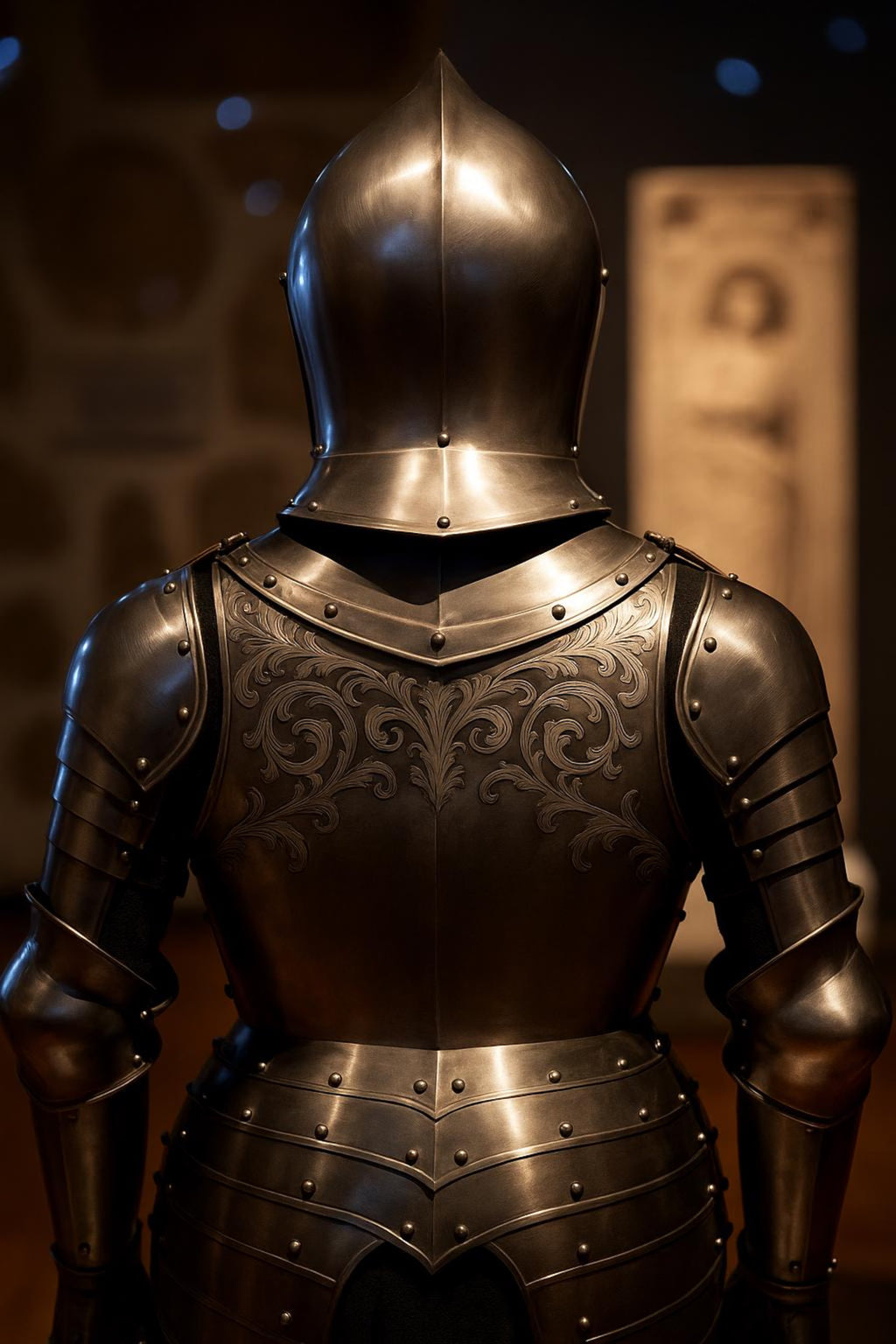 Gothic Engraved Knight Armor Suit | Wearable Steel Medieval Armor