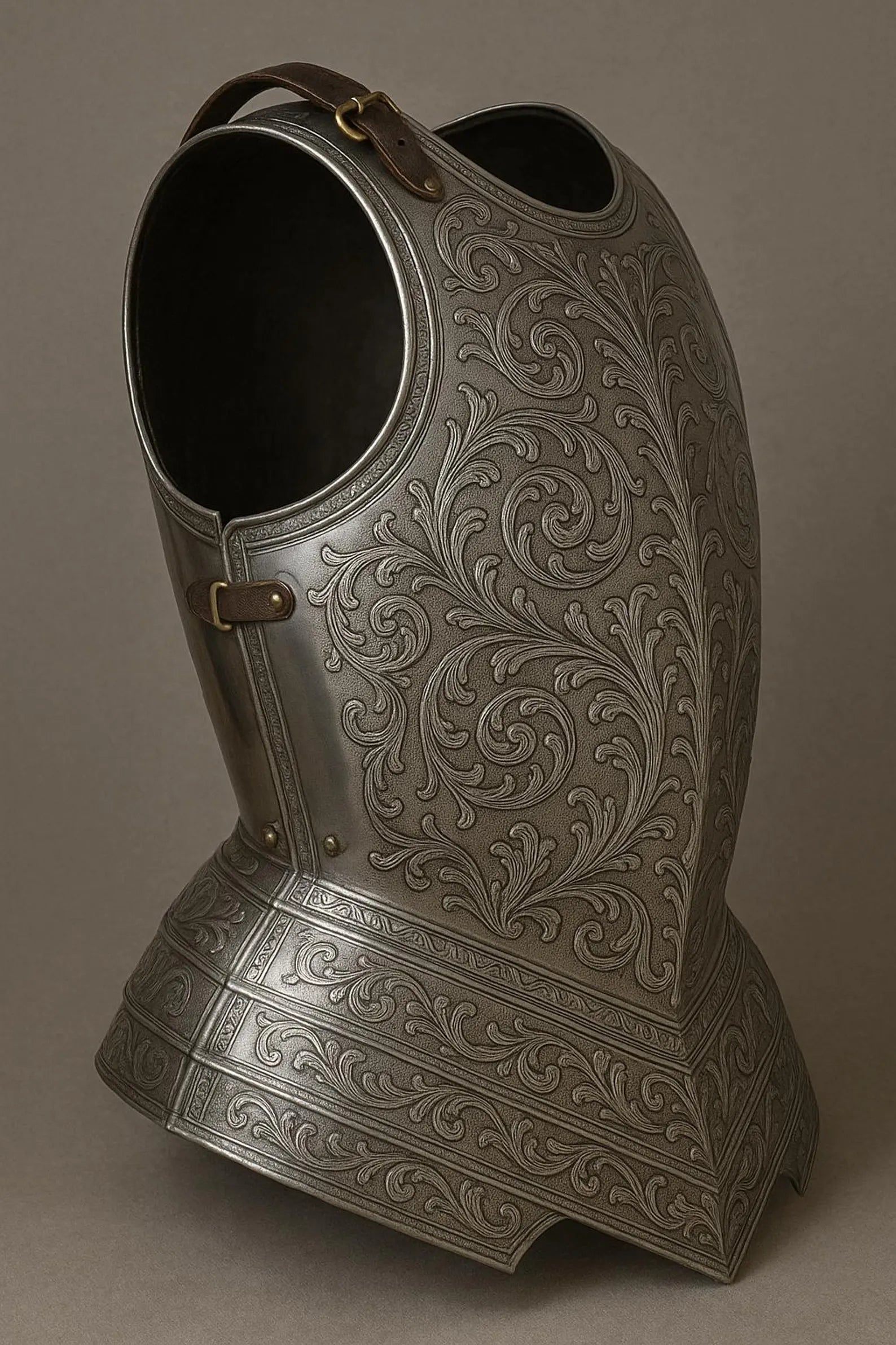 Medieval Engraved Chest | Mirror Polish Cuirass | Renaissance Costume Armor | LARP Cosplay Armor | Decorative Collectible