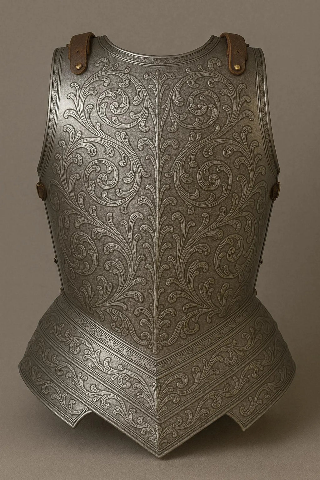 Medieval Engraved Chest | Mirror Polish Cuirass | Renaissance Costume Armor | LARP Cosplay Armor | Decorative Collectible