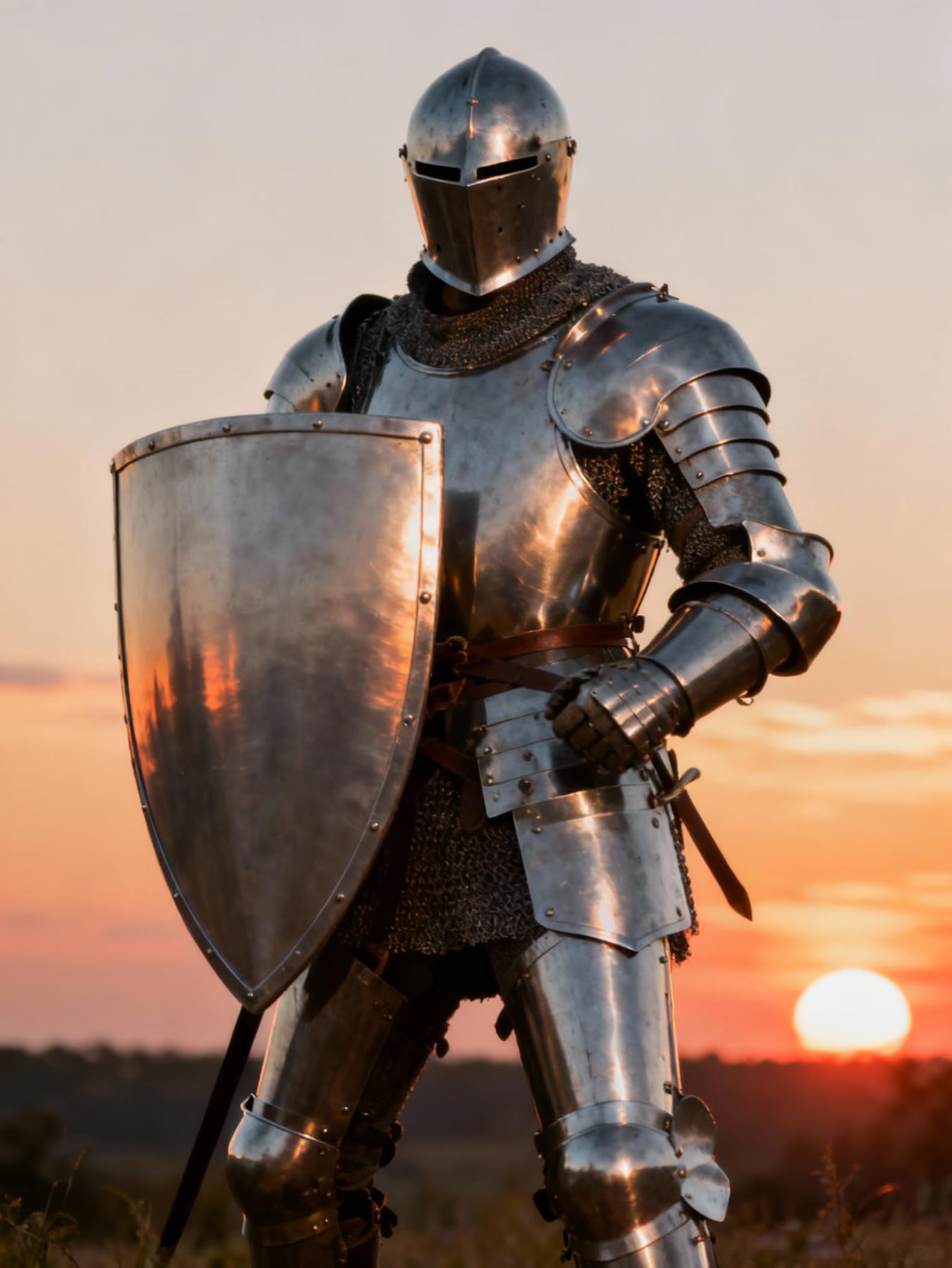 Medieval Knight Full Suit of Armor | Hand-Forged Steel Plate Armor | Wearable Cosplay LARP Reenactment Display Collectible Armor