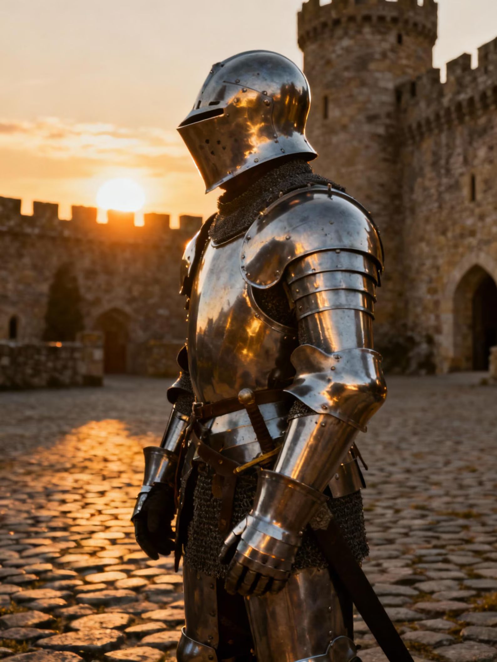 Medieval Knight Full Suit of Armor | Hand-Forged Steel Plate Armor | Wearable Cosplay LARP Reenactment Display Collectible Armor