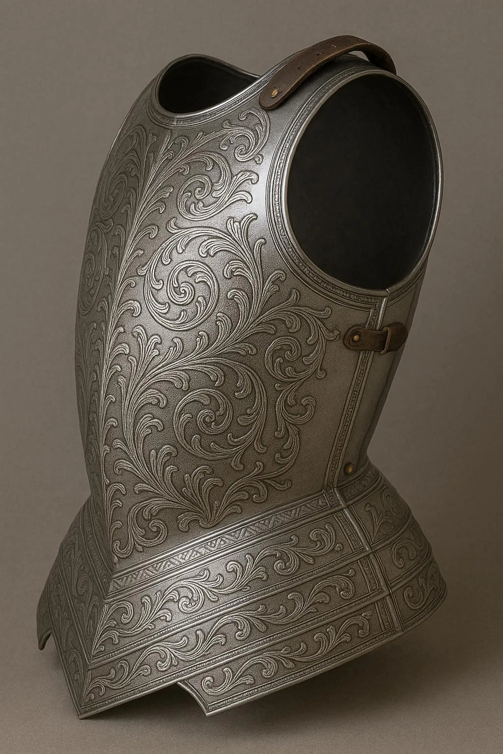 Medieval Engraved Chest | Mirror Polish Cuirass | Renaissance Costume Armor | LARP Cosplay Armor | Decorative Collectible